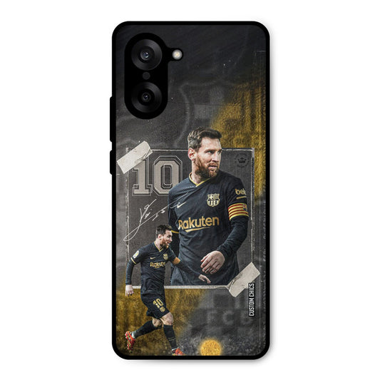 Golden Messi Oneplus Nord CE5 Mobile Back Cover - Sports PrintShield Case