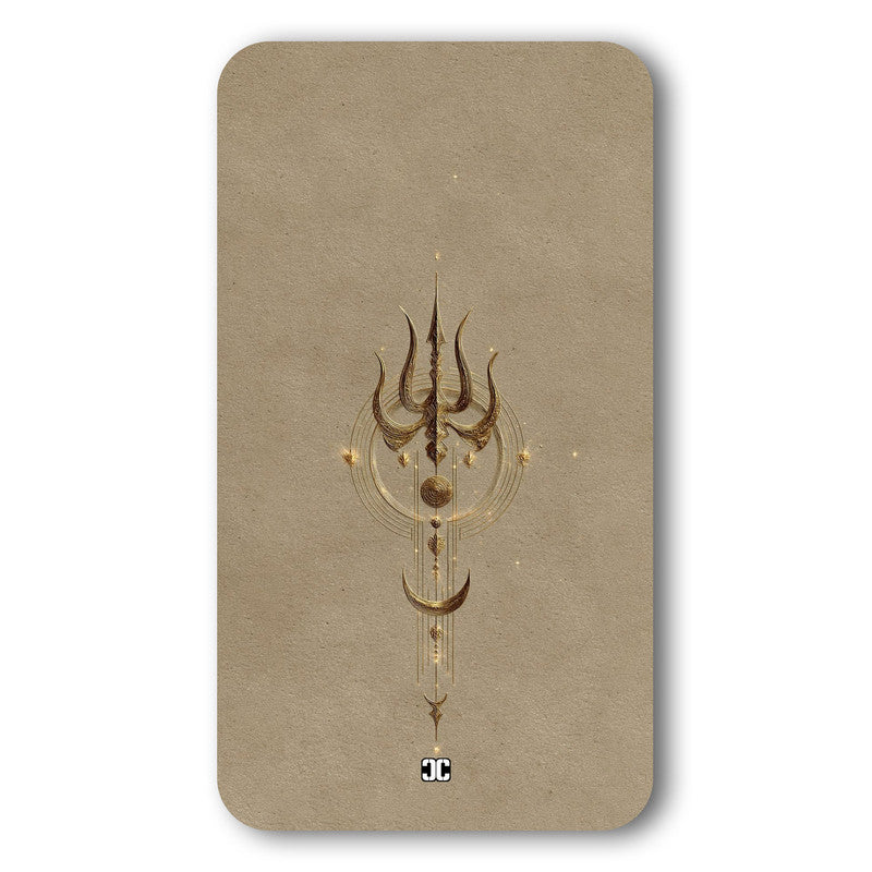 Golden Trishul Case – Premium PrintShield Mobile Cover