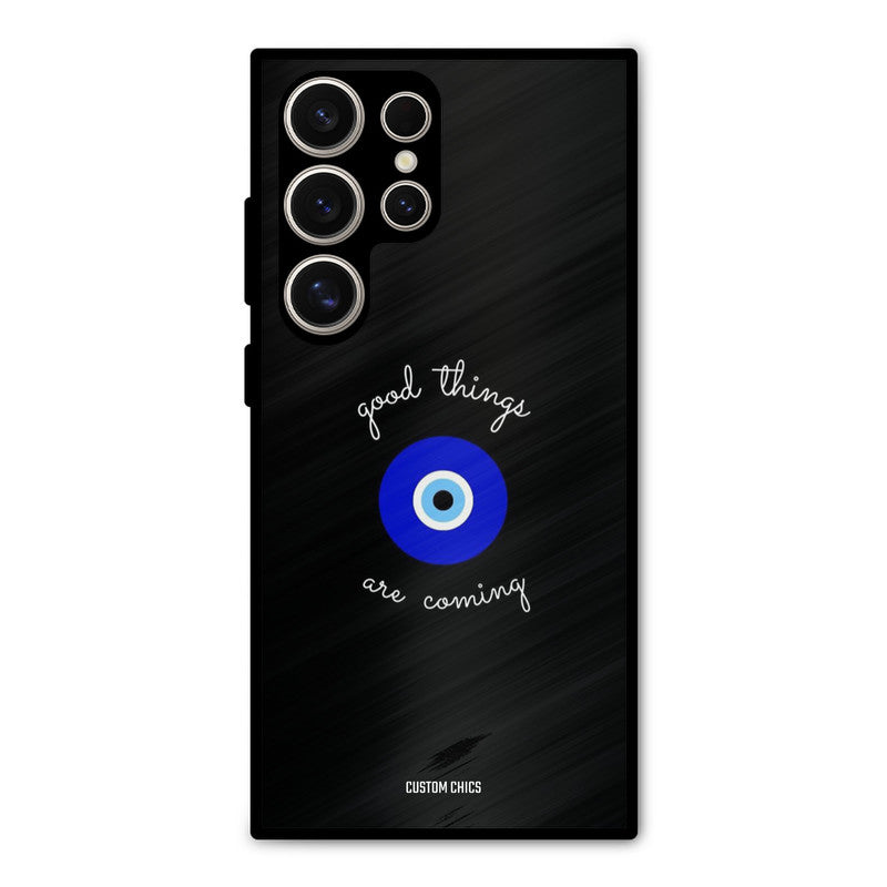 Good Things Coming Samsung Galaxy S24 Ultra Mobile Back Cover - Aesthetic PrintShield Case