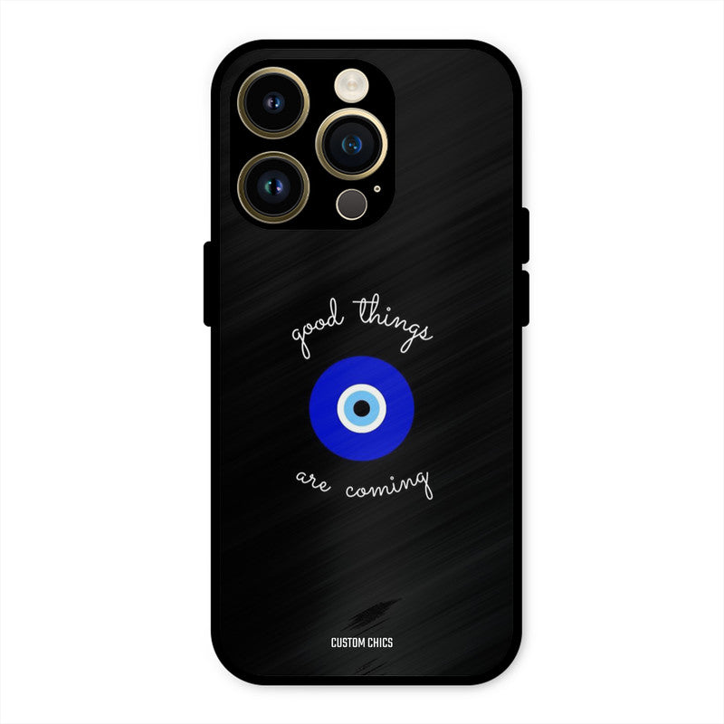 Good Things Coming iPhone 14 Pro Max Mobile Back Cover - Aesthetic PrintShield Case