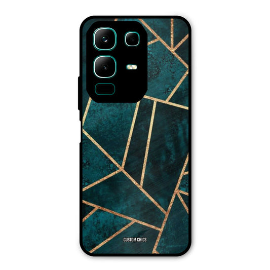 Green Gold Angle Infinix Note 50x Mobile Back Cover - Aesthetic PrintShield Case