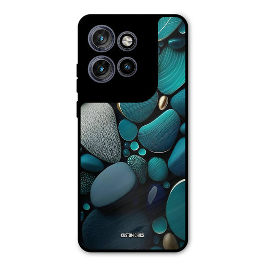 Green Stones Motorola Edge 50 Neo Mobile Back Cover - Aesthetic PrintShield Case