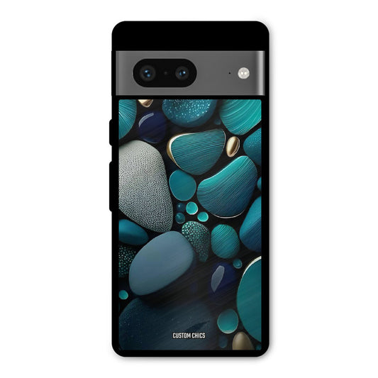 Green Stones Google Pixel 7 Mobile Back Cover - Aesthetic PrintShield Case