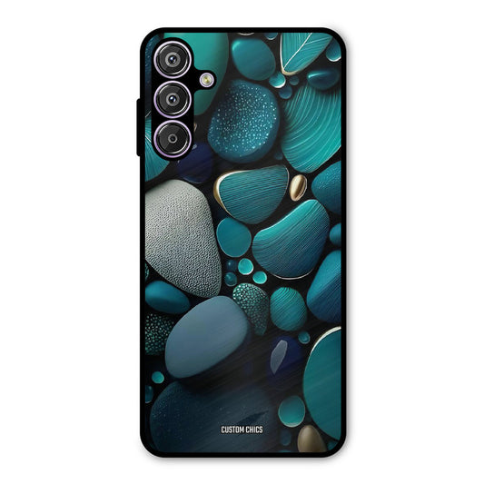 Green Stones Samsung Galaxy M15 Mobile Back Cover - Aesthetic PrintShield Case