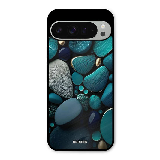 Green Stones Google Pixel 9 Pro XL Mobile Back Cover - Aesthetic PrintShield Case