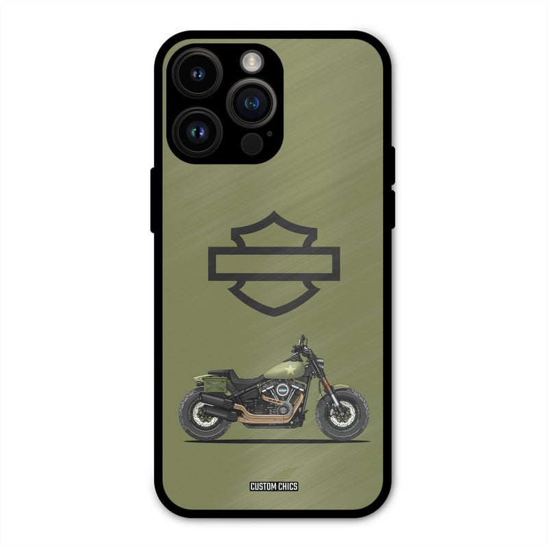 Green Superbike iPhone 14 Pro Max Mobile Back Cover - Car&Bike PrintShield Case
