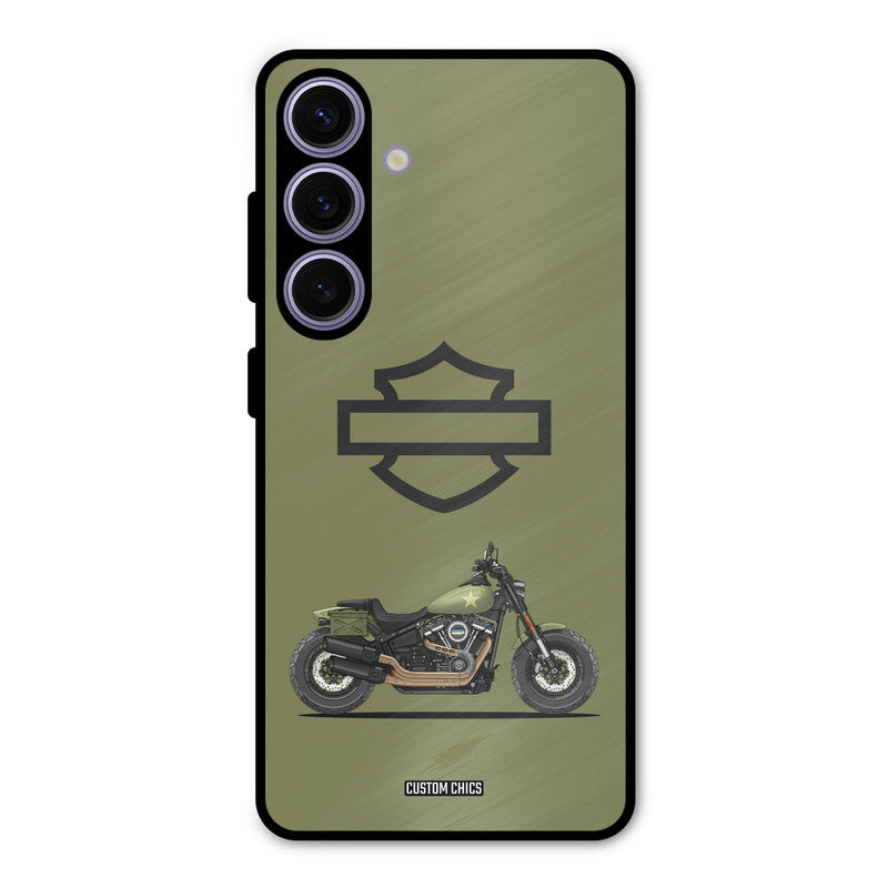 Green Superbike Samsung Galaxy S24 Mobile Back Cover - Car&Bike PrintShield Case