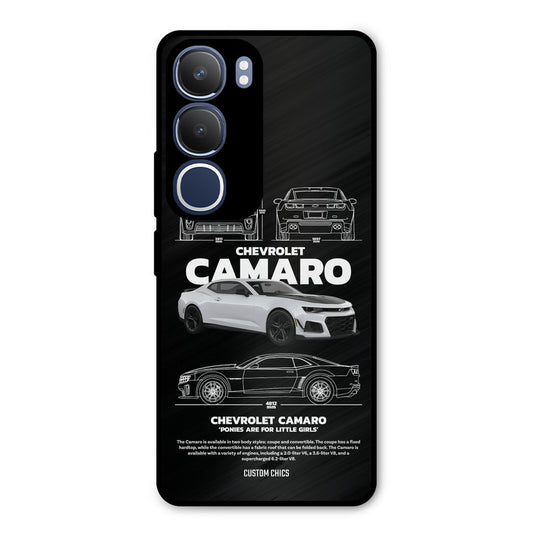 Grey Camaro Vivo Y29 Mobile Back Cover - Car&Bike PrintShield Case