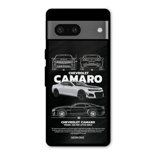 Grey Camaro Google Pixel 7 Mobile Back Cover - Car&Bike PrintShield Case