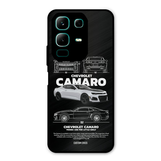 Grey Camaro Infinix Note 50x Mobile Back Cover - Car&Bike PrintShield Case