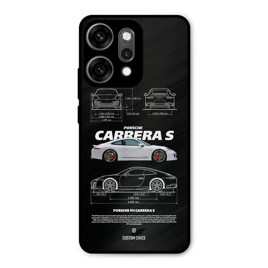 Grey Carrera Oppo Reno 14 Pro Mobile Back Cover - Car&Bike PrintShield Case
