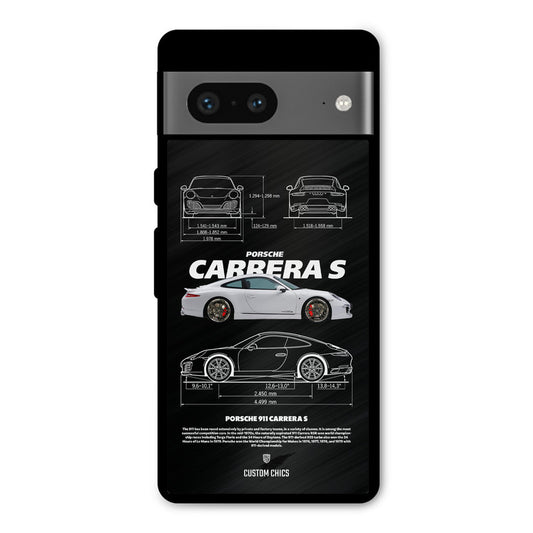 Grey Carrera Google Pixel 7 Mobile Back Cover - Car&Bike PrintShield Case
