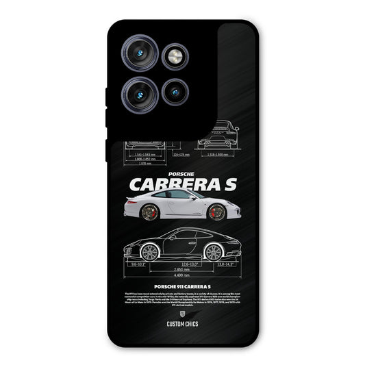 Grey Carrera Motorola Edge 50 Neo Mobile Back Cover - Car&Bike PrintShield Case