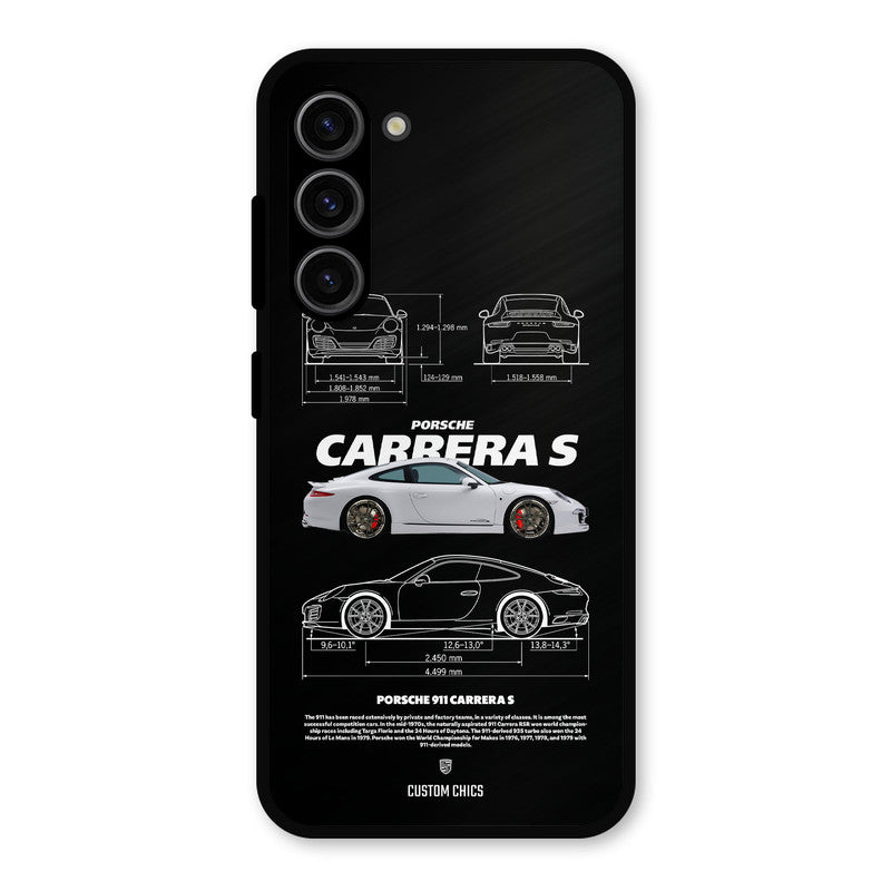 Grey Carrera Samsung Galaxy S23 Mobile Back Cover - Car&Bike PrintShield Case