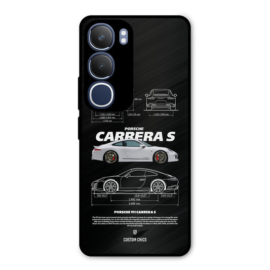 Grey Carrera Vivo Y29 Mobile Back Cover - Car&Bike PrintShield Case