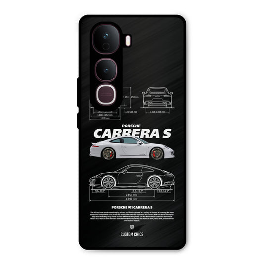 Grey Carrera Vivo Y400 Pro Mobile Back Cover - Car&Bike PrintShield Case