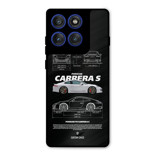 Grey Carrera Motorola Edge 60 Pro Mobile Back Cover - Car&Bike PrintShield Case