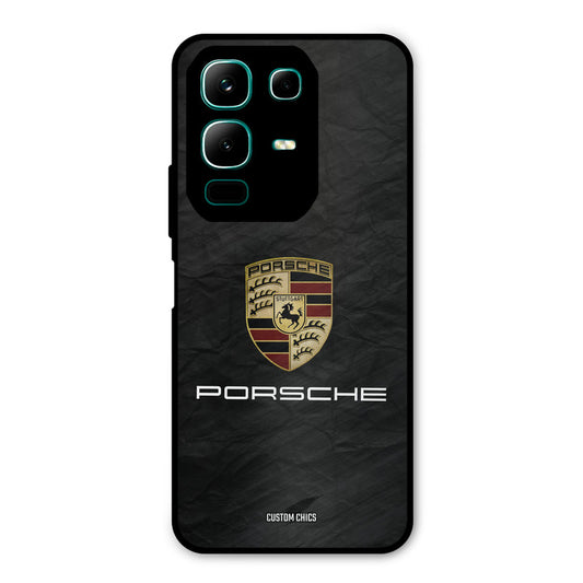Grey Porsche Infinix Note 50x Mobile Back Cover - Car&Bike PrintShield Case