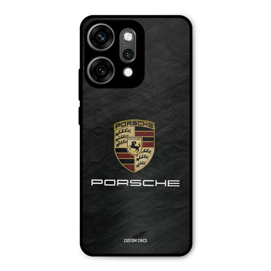 Grey Porsche Oppo Reno 14 Pro Mobile Back Cover - Car&Bike PrintShield Case