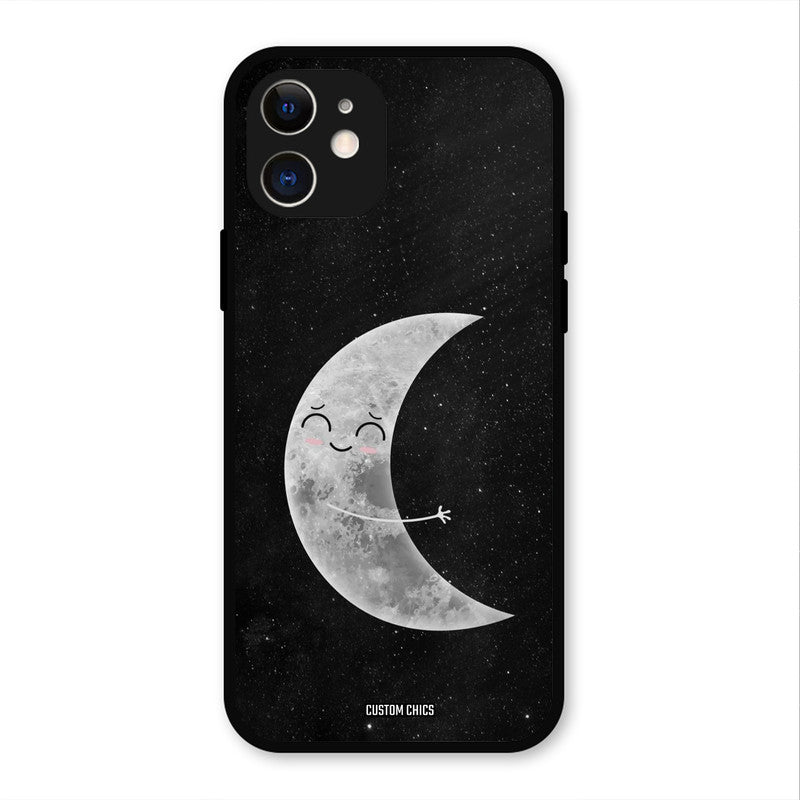 Half Moon iPhone 12 Mobile Back Cover - Cute PrintShield Case