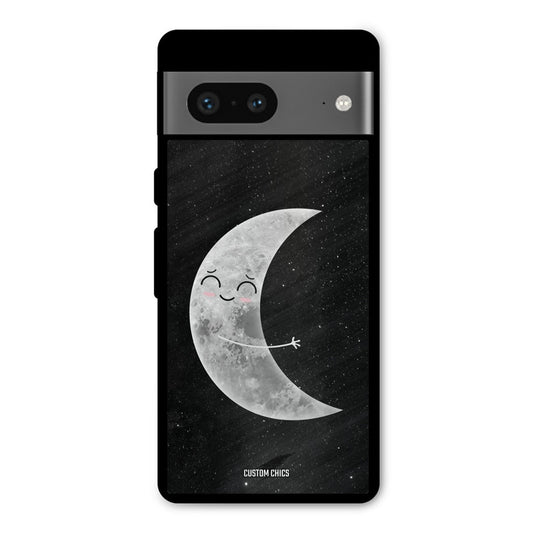 Half Moon Google Pixel 7 Mobile Back Cover - Cute PrintShield Case