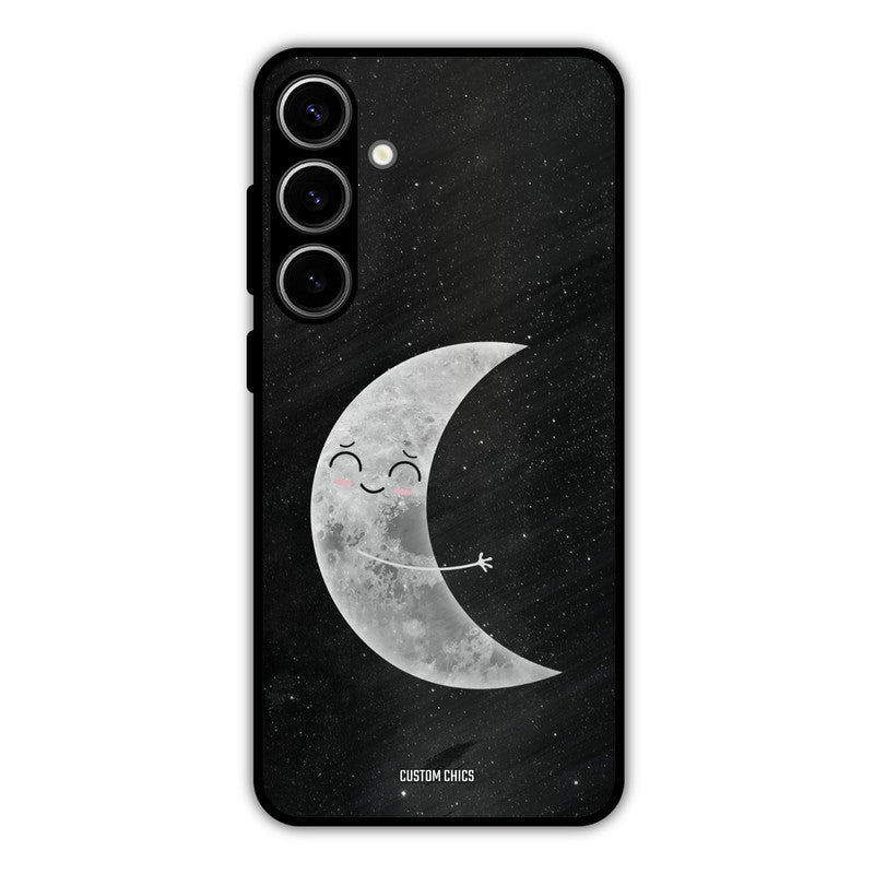 Half Moon Samsung Galaxy S24 Plus Mobile Back Cover - Cute PrintShield Case