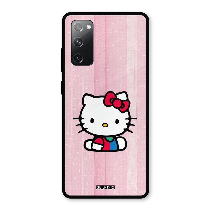 Helo Cute Kitten Samsung Galaxy S20 FE Mobile Back Cover - Cute PrintShield Case