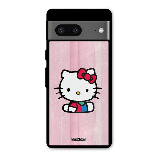 Helo Cute Kitten Google Pixel 7 Mobile Back Cover - Cute PrintShield Case