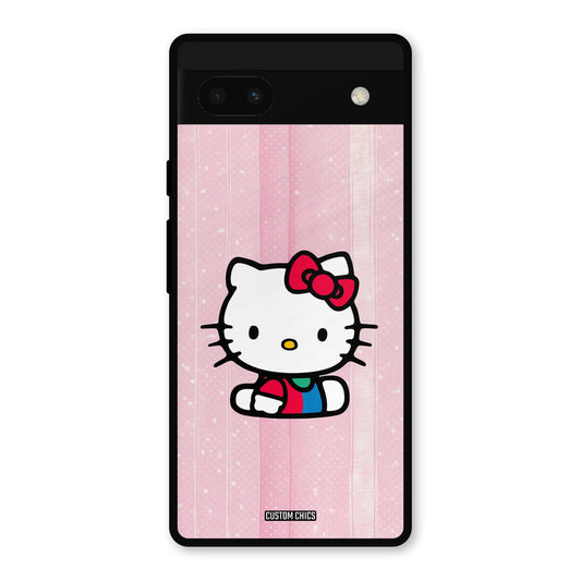 Helo Cute Kitten Google Pixel 6a Mobile Back Cover - Cute PrintShield Case
