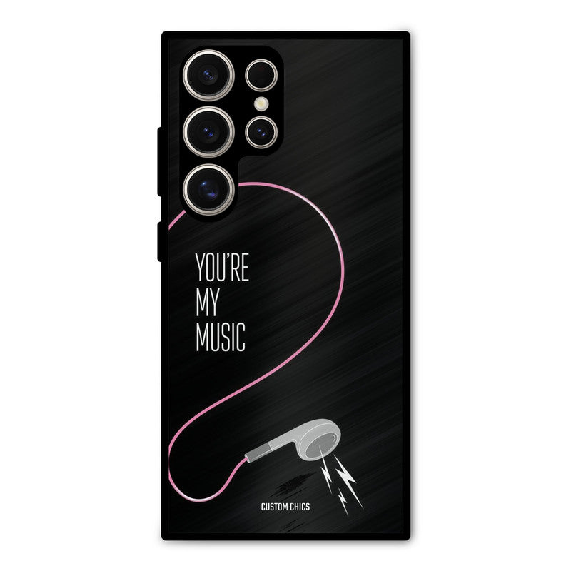 Her Music Samsung Galaxy S24 Ultra Mobile Back Cover - Cute PrintShield Case