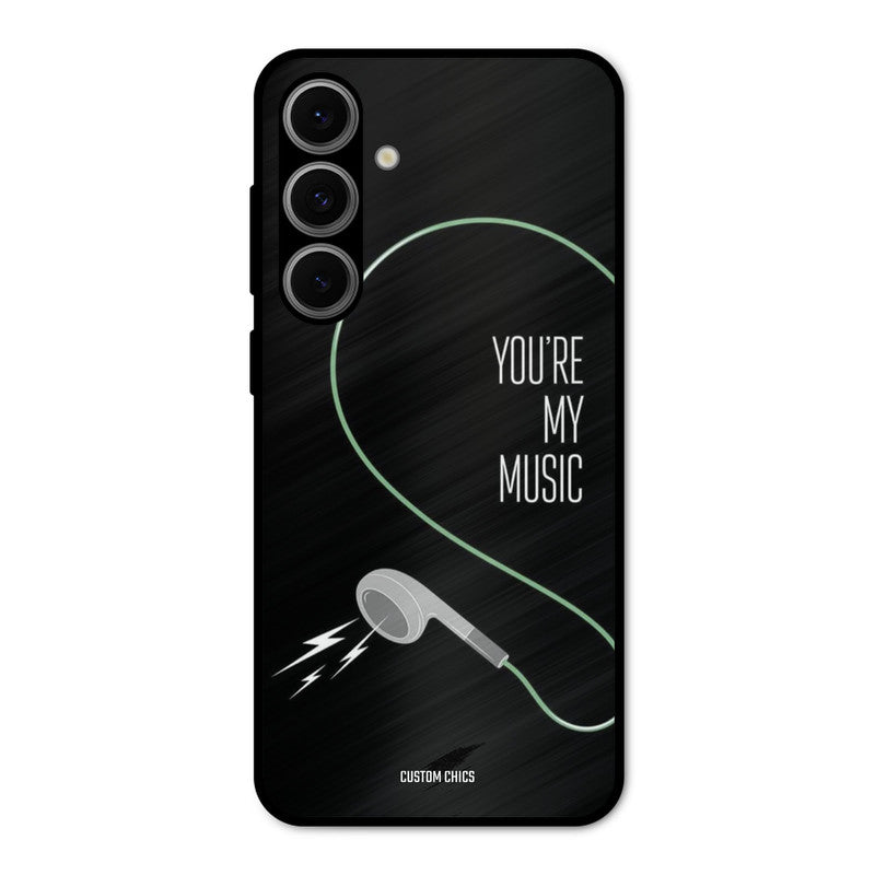 His Music Samsung Galaxy S24 Mobile Back Cover - Cute PrintShield Case