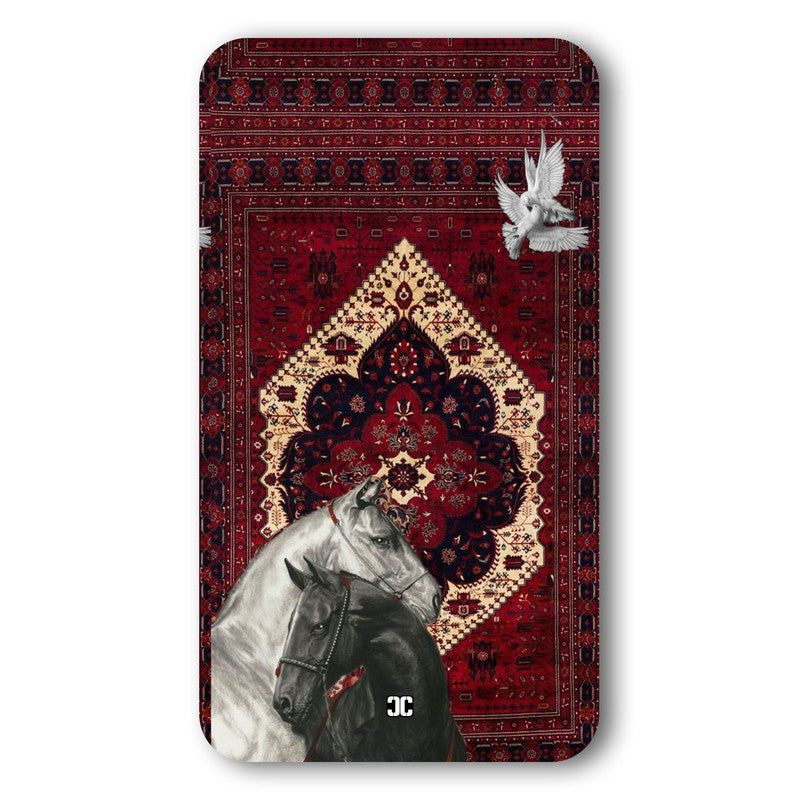 Horses With Pashmina Case – Premium PrintShield Mobile Cover