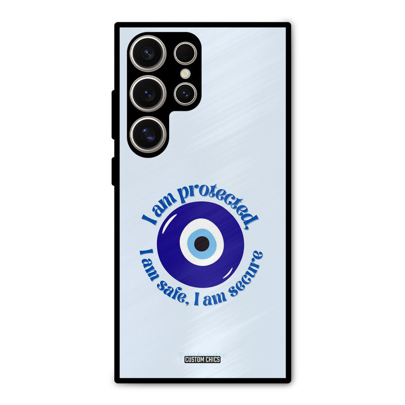 I Am Safe Samsung Galaxy S24 Ultra Mobile Back Cover - Aesthetic PrintShield Case
