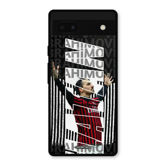 Ibrahimovic Typography Google Pixel 6a Mobile Back Cover - Sports PrintShield Case