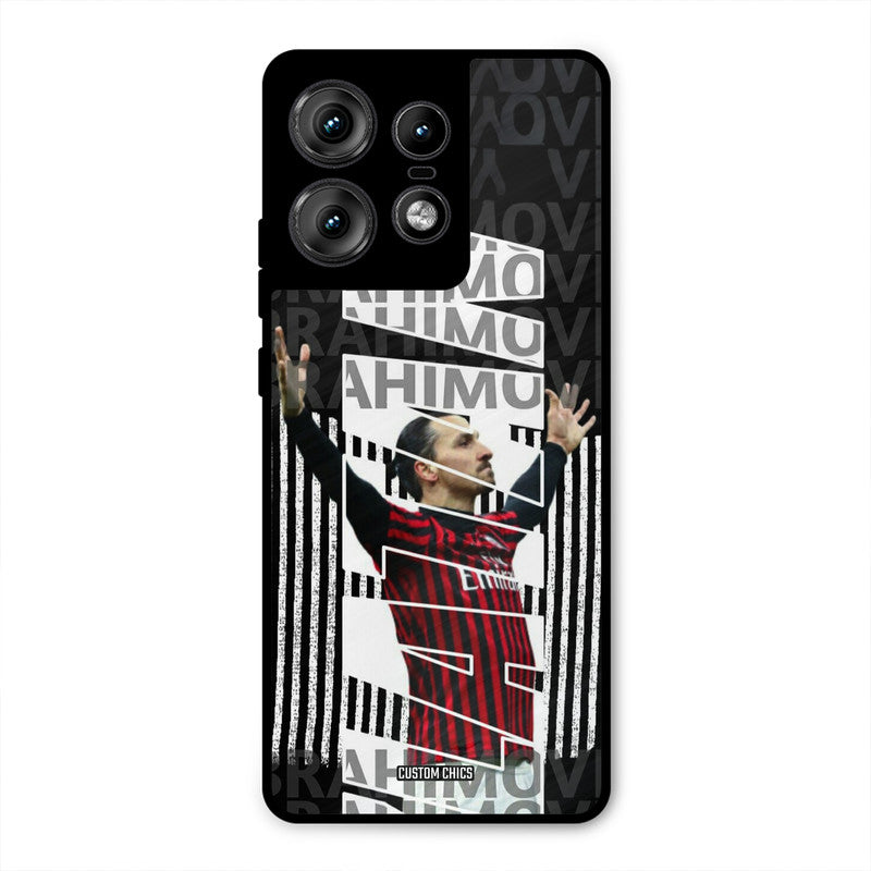 Ibrahimovic Typography Motorola Edge 50 Pro Mobile Back Cover - Sports PrintShield Case