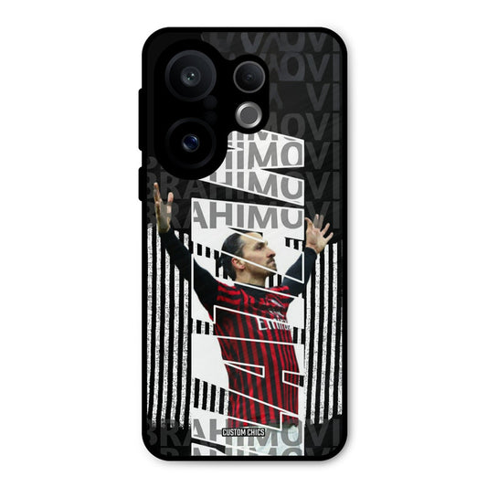 Ibrahimovic Typography Vivo X200 FE Mobile Back Cover - Sports PrintShield Case
