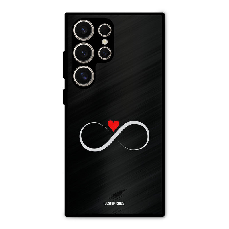 Infinite Love Samsung Galaxy S24 Ultra Mobile Back Cover - Cute PrintShield Case
