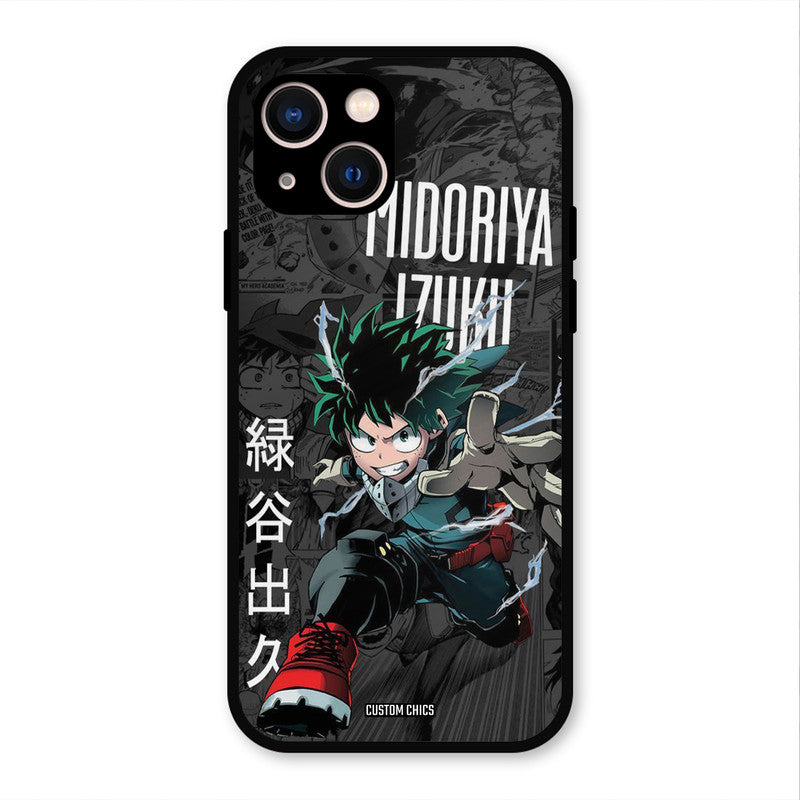 Izuku Midoriya iPhone 13 Mobile Back Cover - Anime PrintShield Case