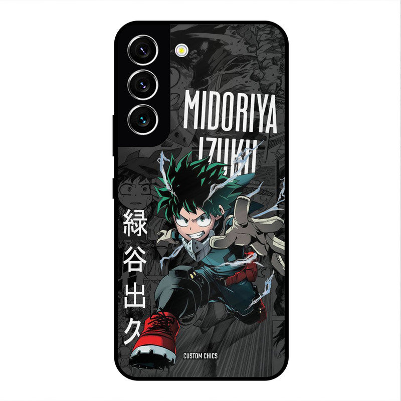 Izuku Midoriya Samsung Galaxy S22 Mobile Back Cover - Anime PrintShield Case