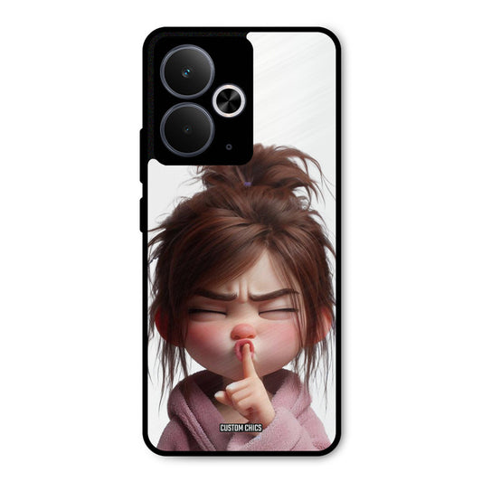 Keep Quite Realme 14T Mobile Back Cover - Cute PrintShield Case