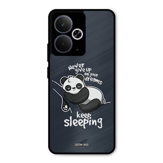 Keep Sleeping Realme 14T Mobile Back Cover - Typography PrintShield Case