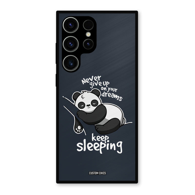 Keep Sleeping Samsung Galaxy S23 Ultra Mobile Back Cover - Typography PrintShield Case