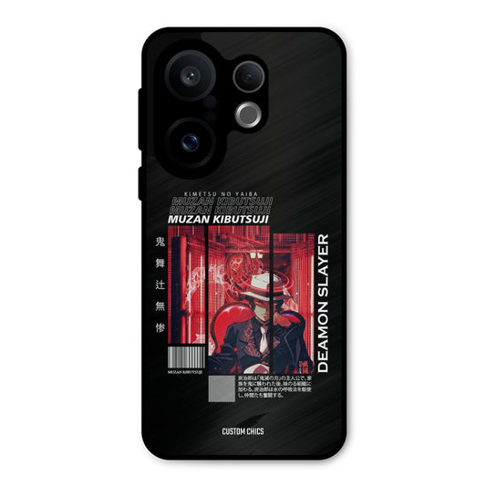 Kibutsuji Muzan Vivo X200 FE Mobile Back Cover - Anime PrintShield Case
