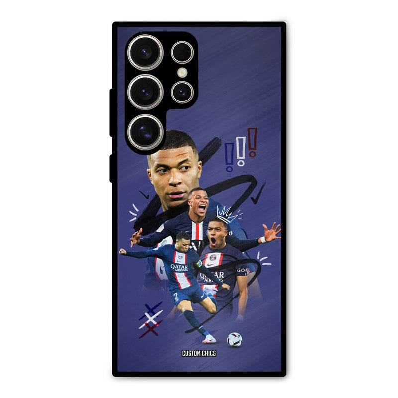 King Mbappe Samsung Galaxy S24 Ultra Mobile Back Cover - Sports PrintShield Case