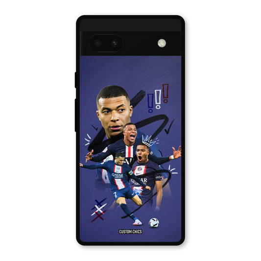 King Mbappe Google Pixel 6a Mobile Back Cover - Sports PrintShield Case