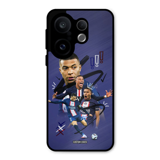 King Mbappe Vivo X200 FE Mobile Back Cover - Sports PrintShield Case