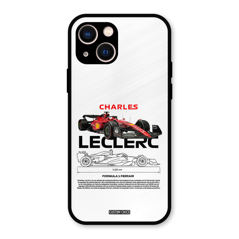 LECLERC Red iPhone 13 Mobile Back Cover - Car&Bike PrintShield Case
