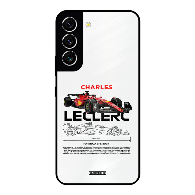 LECLERC Red Samsung Galaxy S22 Mobile Back Cover - Car&Bike PrintShield Case