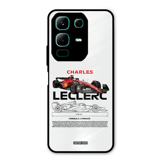 LECLERC Red Infinix Note 50x Mobile Back Cover - Car&Bike PrintShield Case