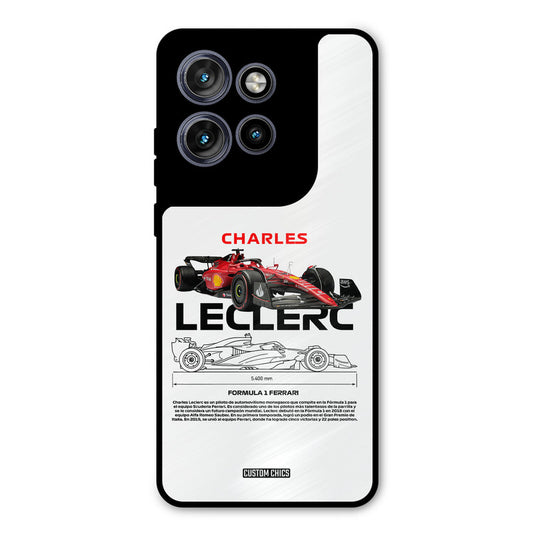 LECLERC Red Motorola Edge 50 Neo Mobile Back Cover - Car&Bike PrintShield Case
